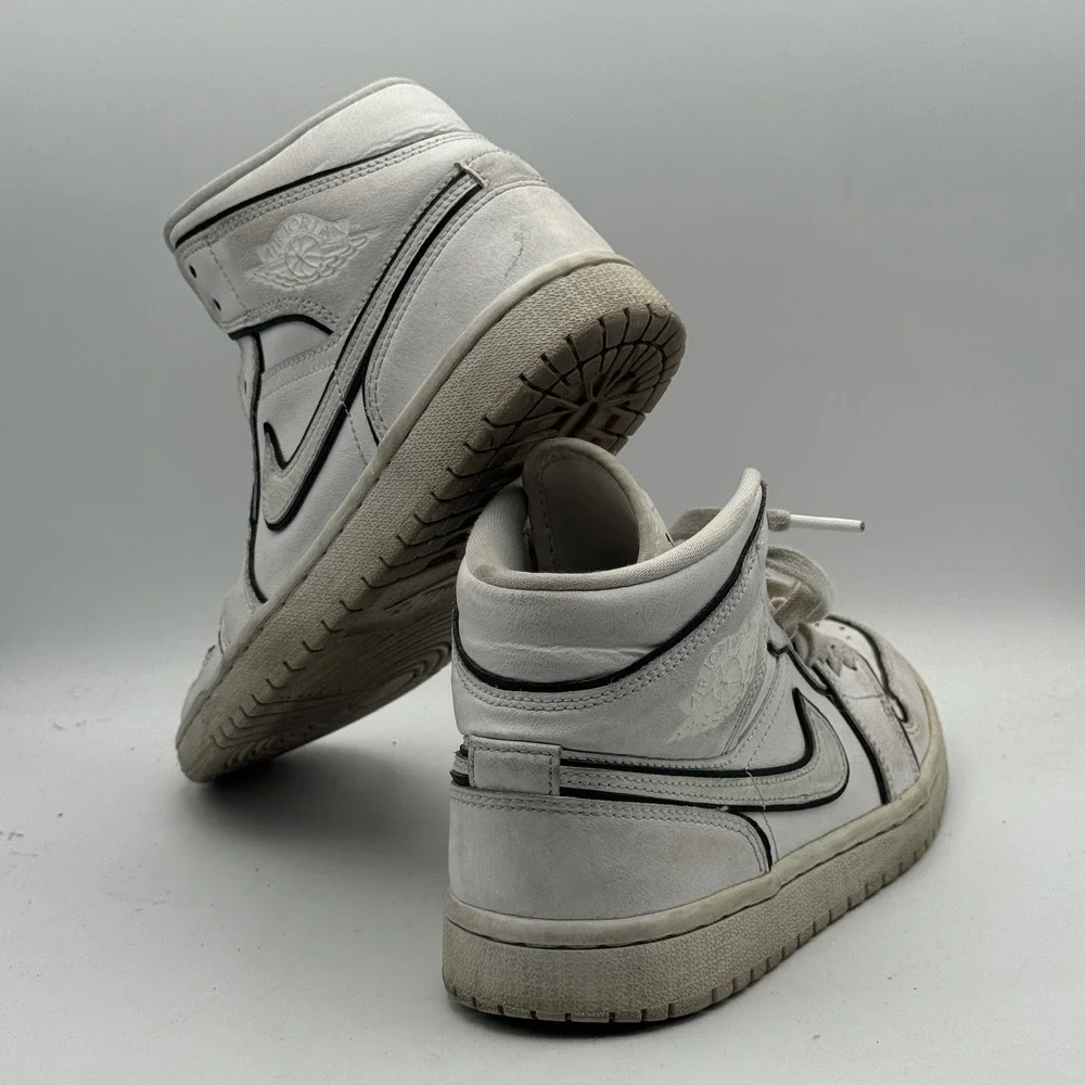 Air Jordan 1 Mid Shoes Mens Size‎ 7 Retro CK6587-100 2019 Nike Basketball